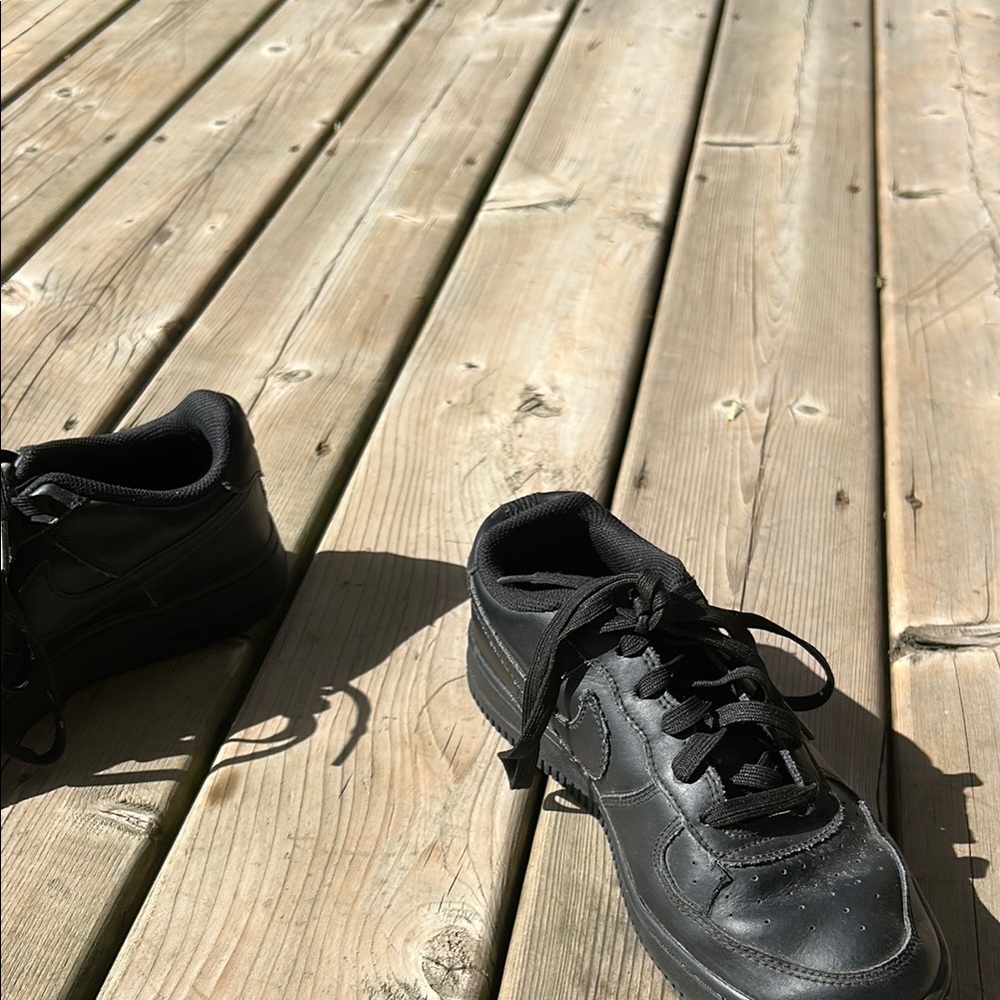 Kids Black Sneakers - Picture 3 of 3